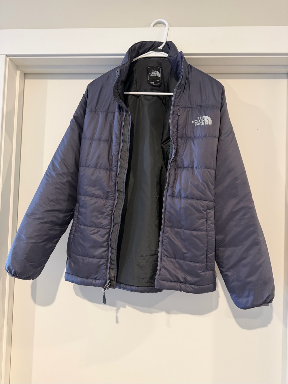The North Face Men’s Quilted Puffer Jacket - Navy Blue
